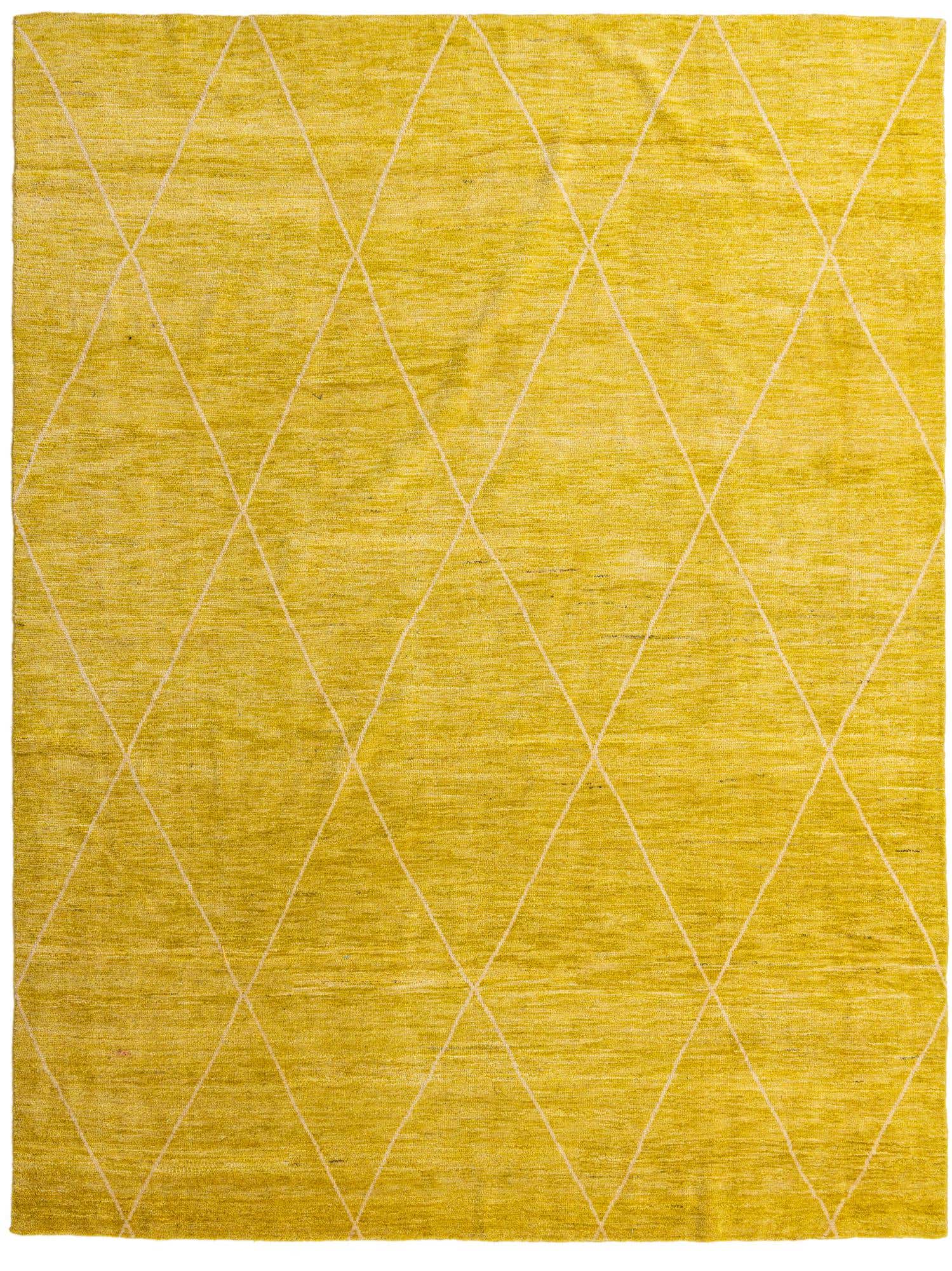 8' 11 x 11' 11 Hand Knotted Moroccan Wool Rug