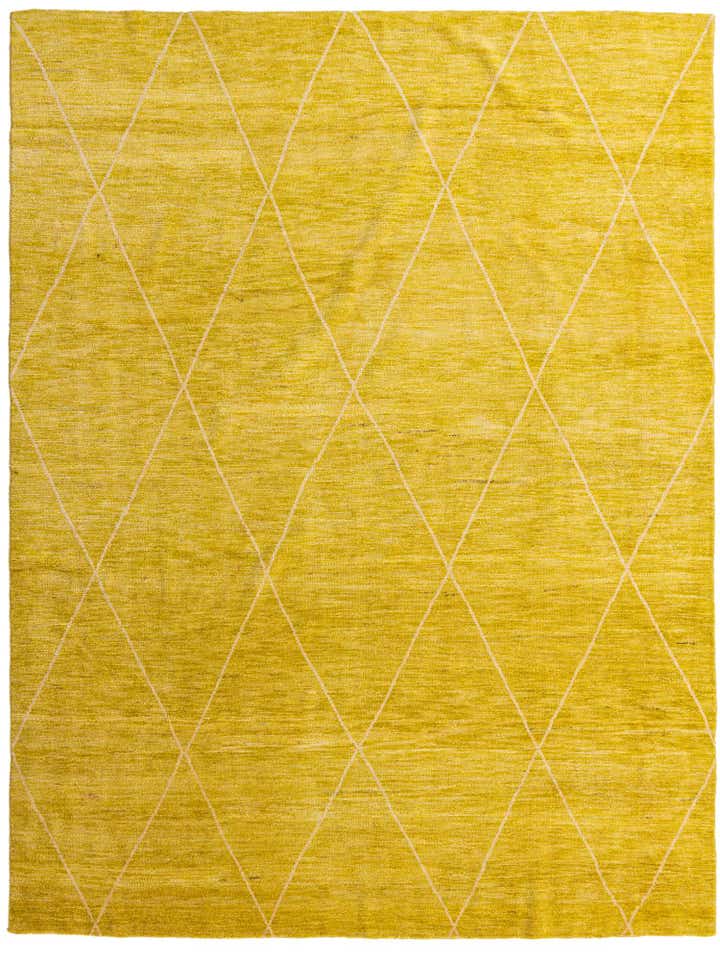8' 11 x 11' 11 Hand Knotted Moroccan Wool Rug