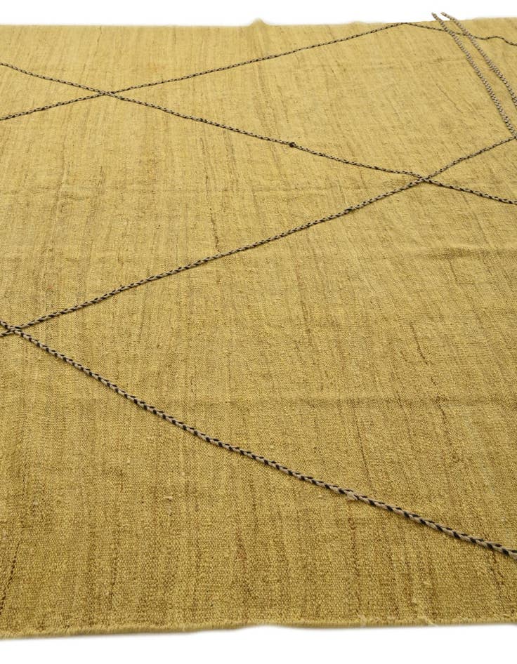 Detail image of 9' 2 x 12' 8  Hand Knotted Moroccan Wool Rug