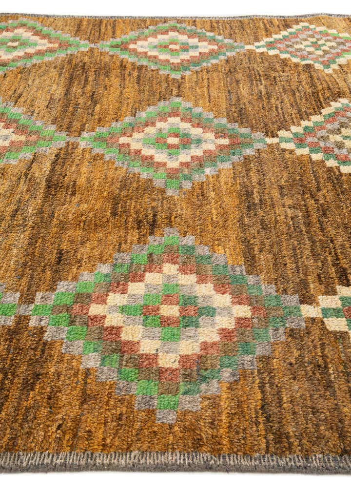 8' 8 x 12' 3 Hand Knotted Moroccan Wool Rug