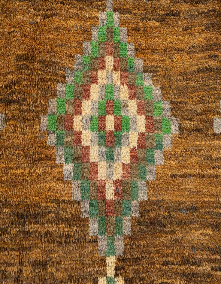 Detail image of 8' 8 x 12' 3  Hand Knotted Moroccan Wool Rug