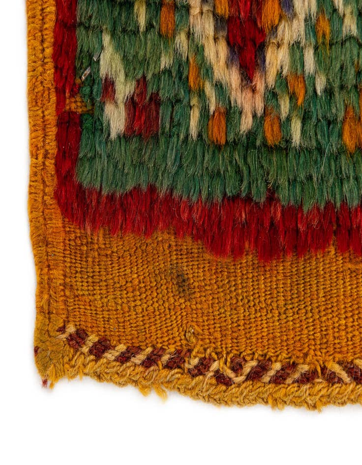 Detail image of 3' 5 x 6' 3  Hand Knotted Moroccan Wool Rug