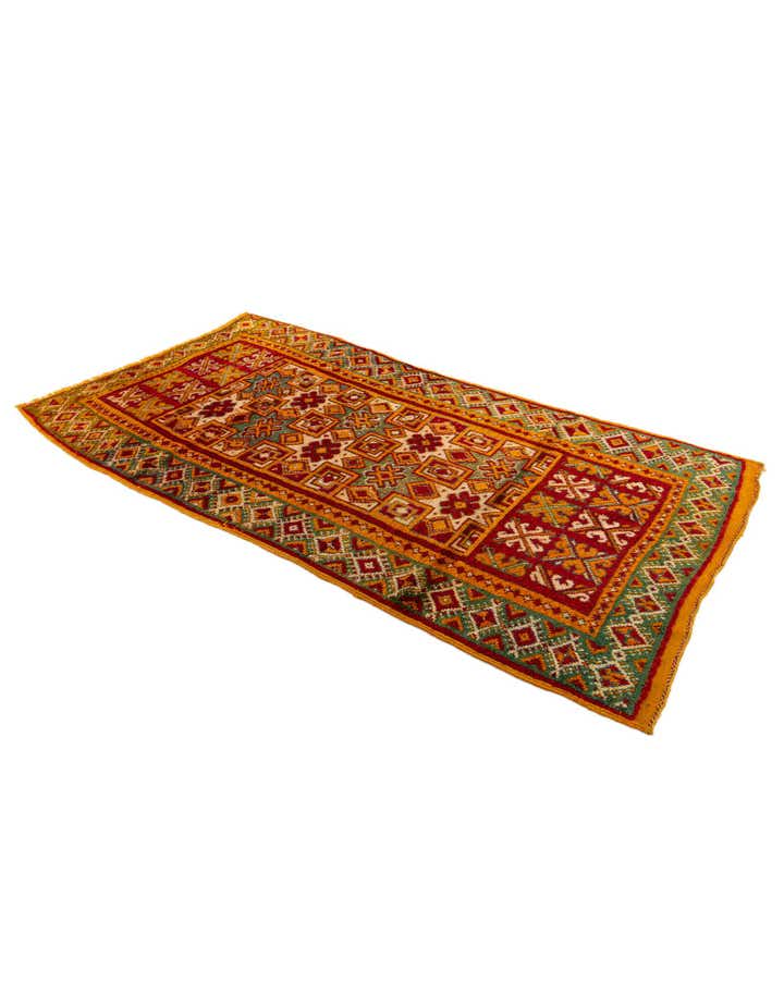3' 5 x 6' 3 Hand Knotted Moroccan Wool Rug