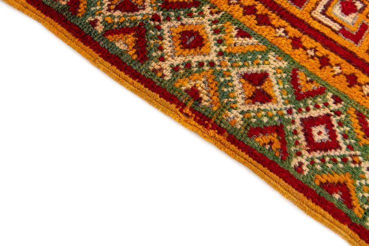 Detail image of 3' 5 x 6' 3 Hand Knotted Moroccan Wool Rug