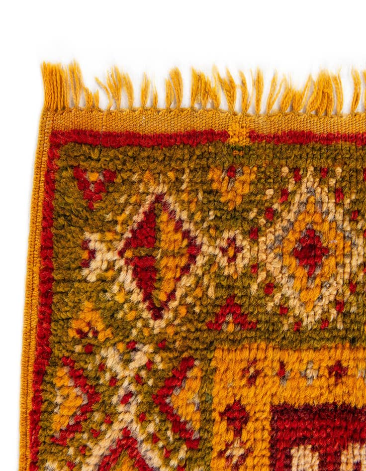 Detail image of 3' 5 x 6' 3  Hand Knotted Moroccan Wool Rug