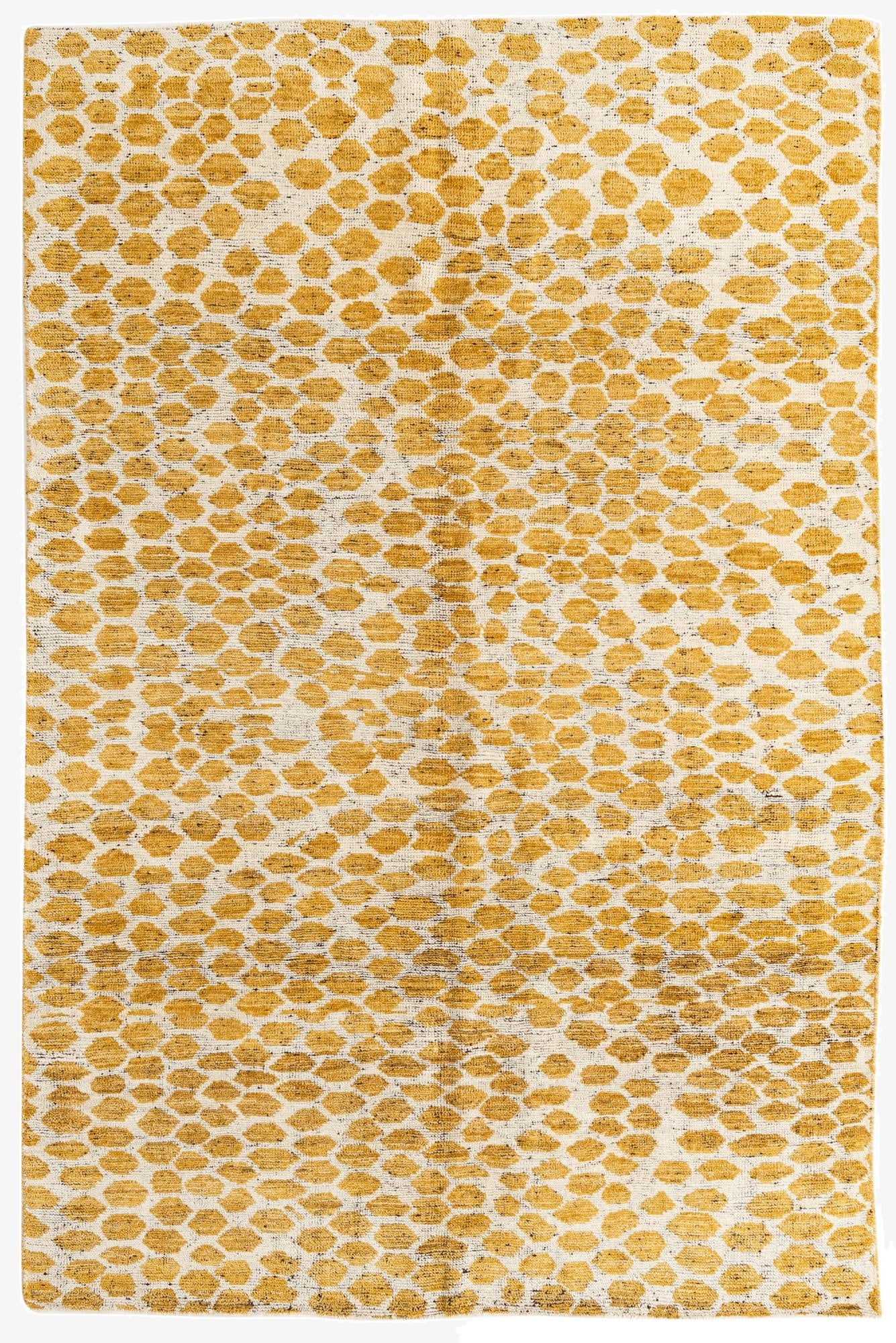 6' x 9' 1  Hand Knotted Moroccan Wool Rug