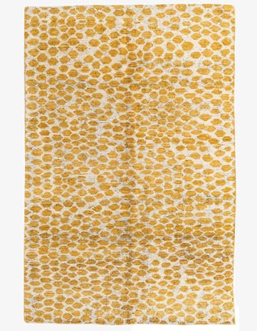 6' x 9' 1 Hand Knotted Moroccan Wool Rug