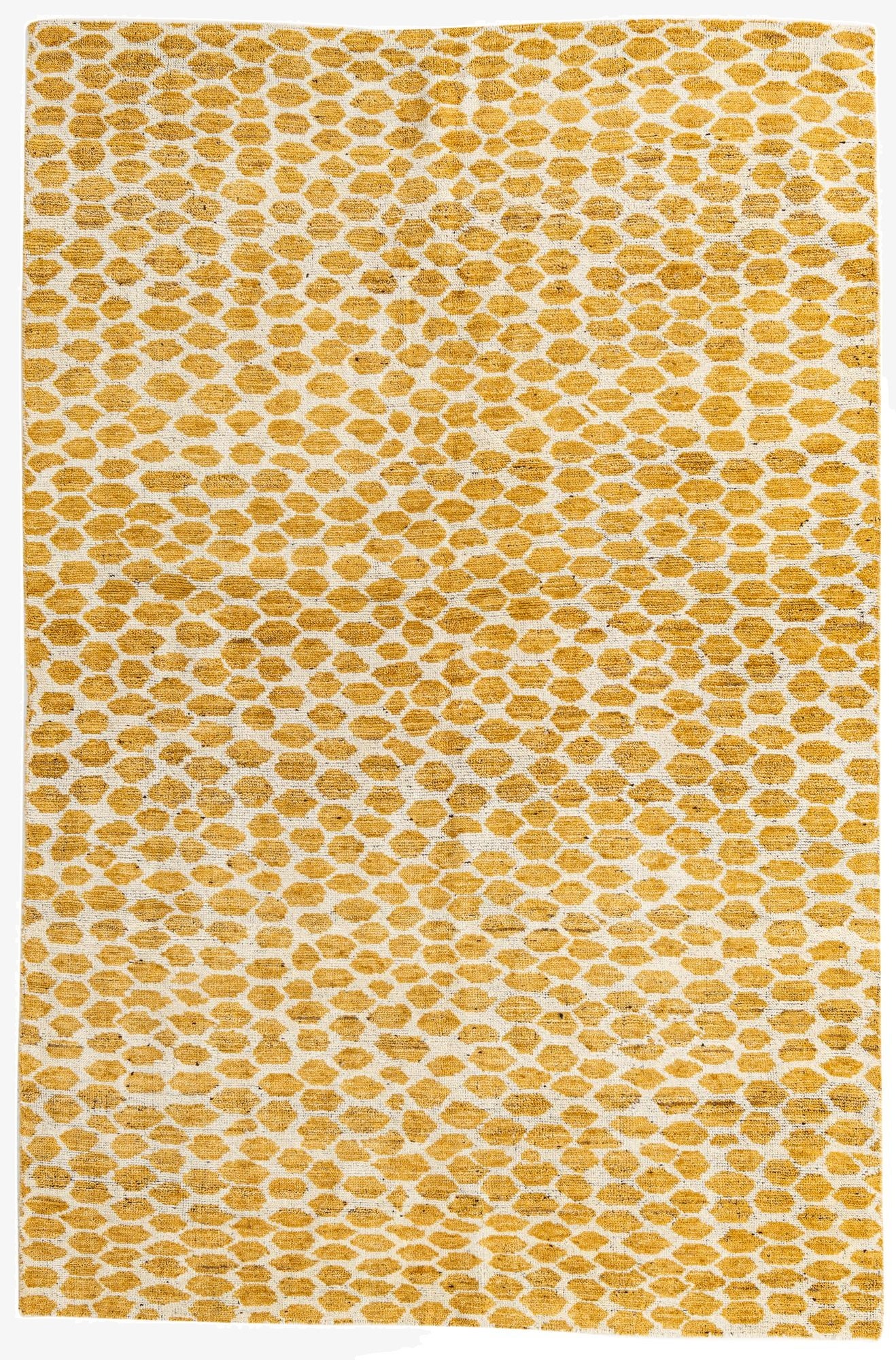 6' x 9' 2  Hand Knotted Moroccan Wool Rug