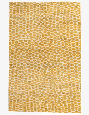 6' x 9' 2 Hand Knotted Moroccan Wool Rug