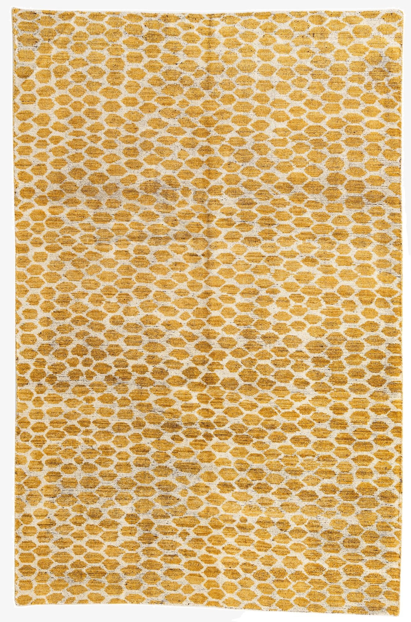 6' x 9'  Hand Knotted Moroccan Wool Rug