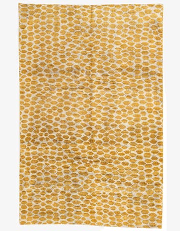 6' x 9' Hand Knotted Moroccan Wool Rug