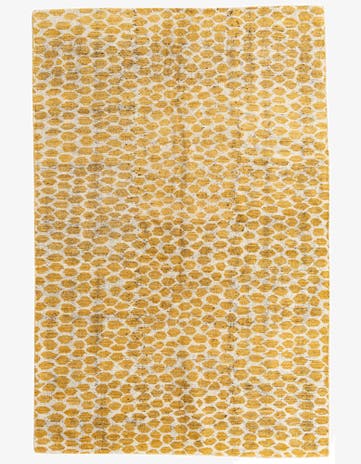 6' x 9' Hand Knotted Moroccan Wool Rug