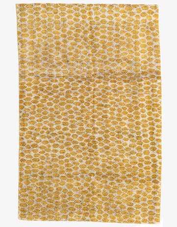 6' x 9' Hand Knotted Moroccan Wool Rug