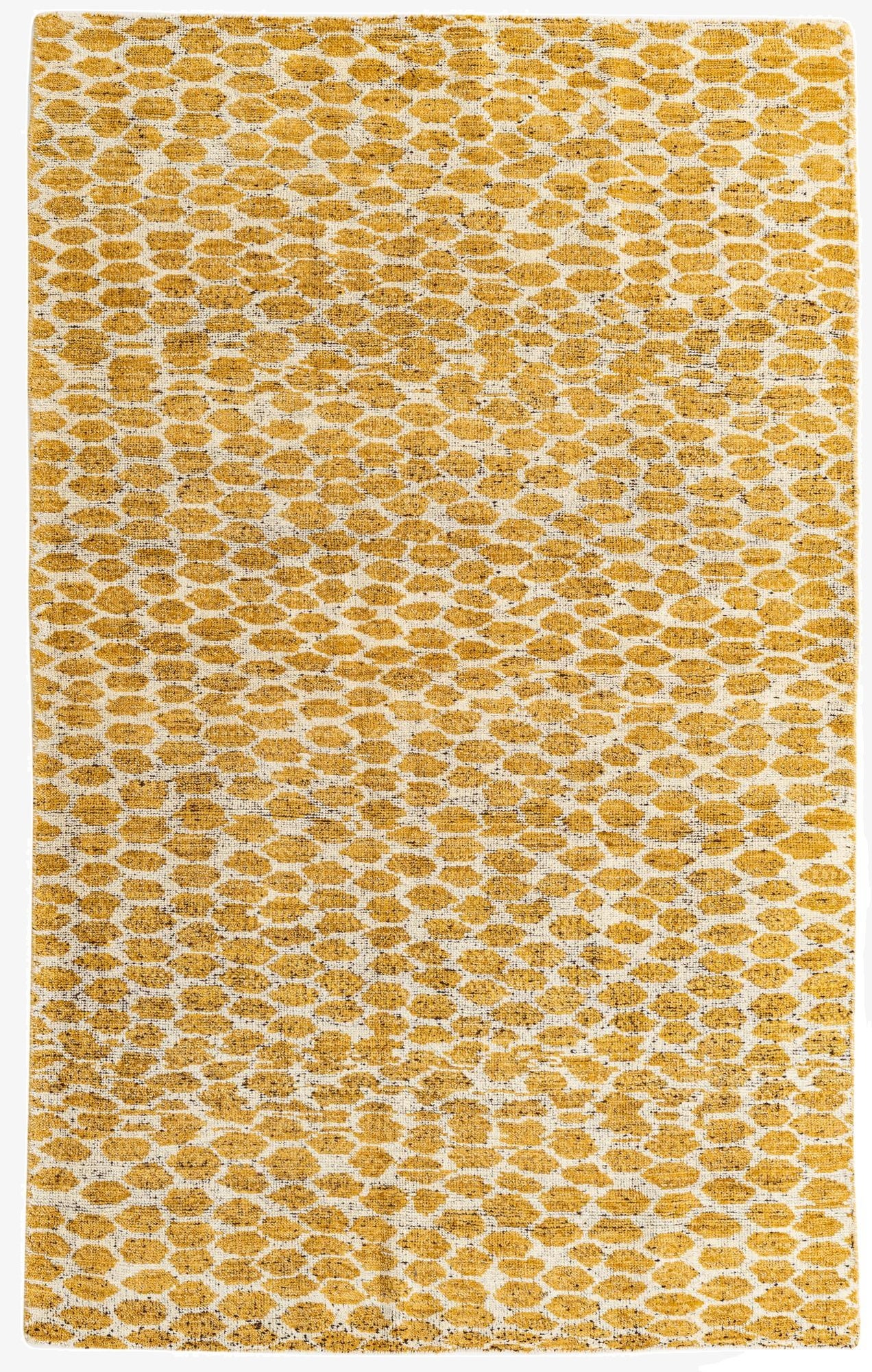 5' x 8' 1  Hand Knotted Moroccan Wool Rug