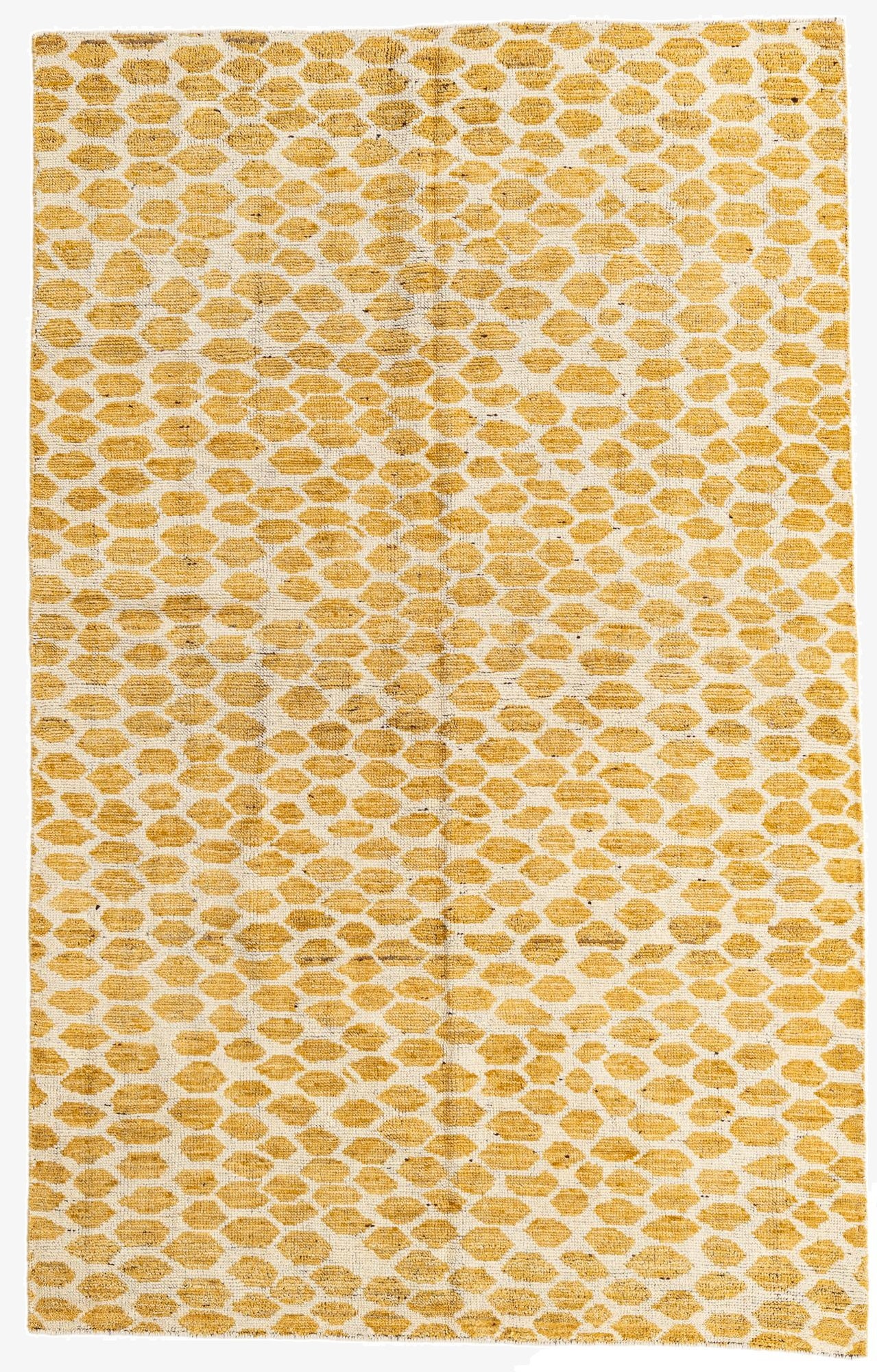 Primary image 5' x 8'  Hand Knotted Moroccan Wool Rug