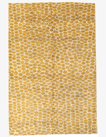 6' 1 x 9' 2 Hand Knotted Moroccan Wool Rug