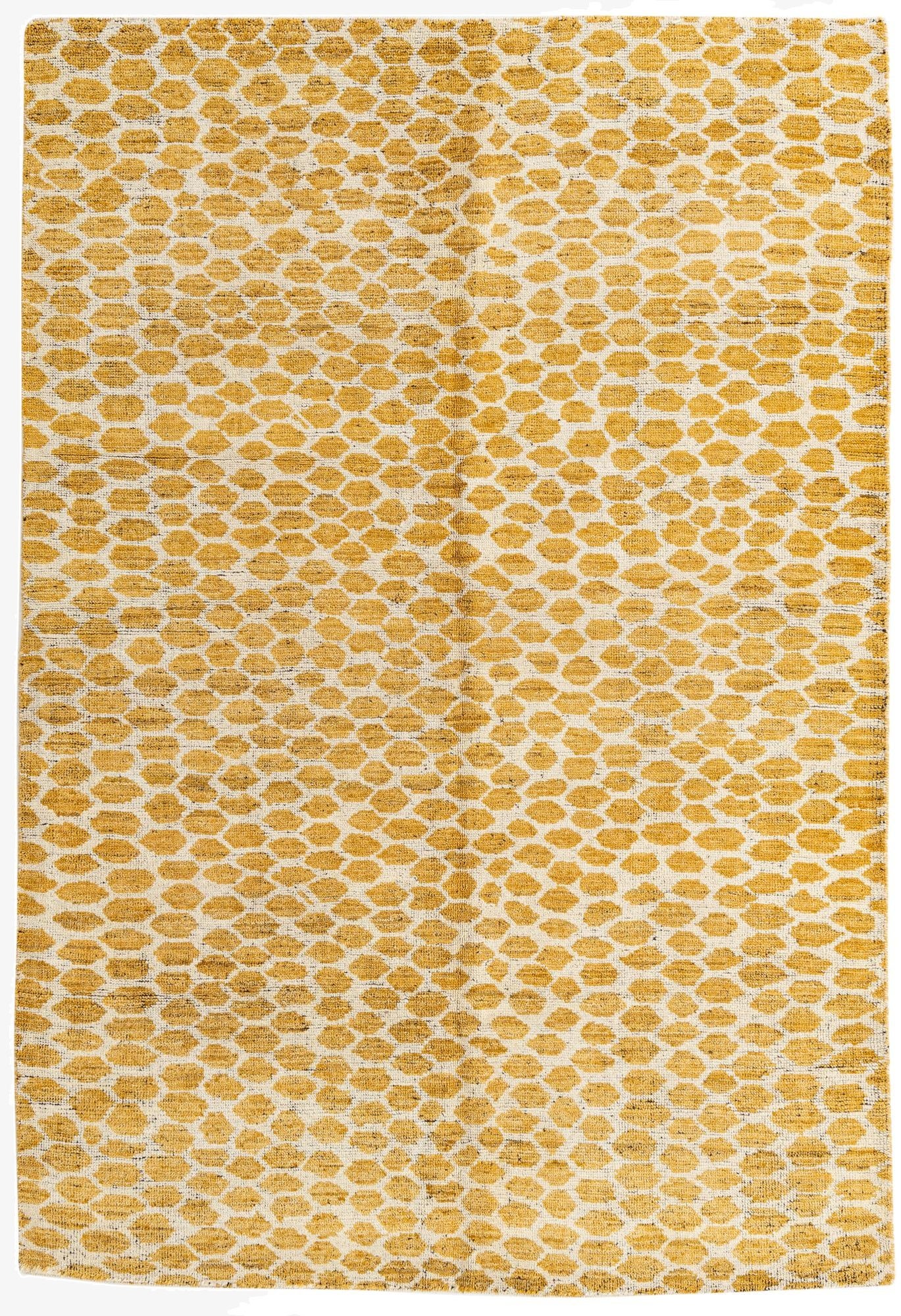 6' 2 x 9'  Hand Knotted Moroccan Wool Rug