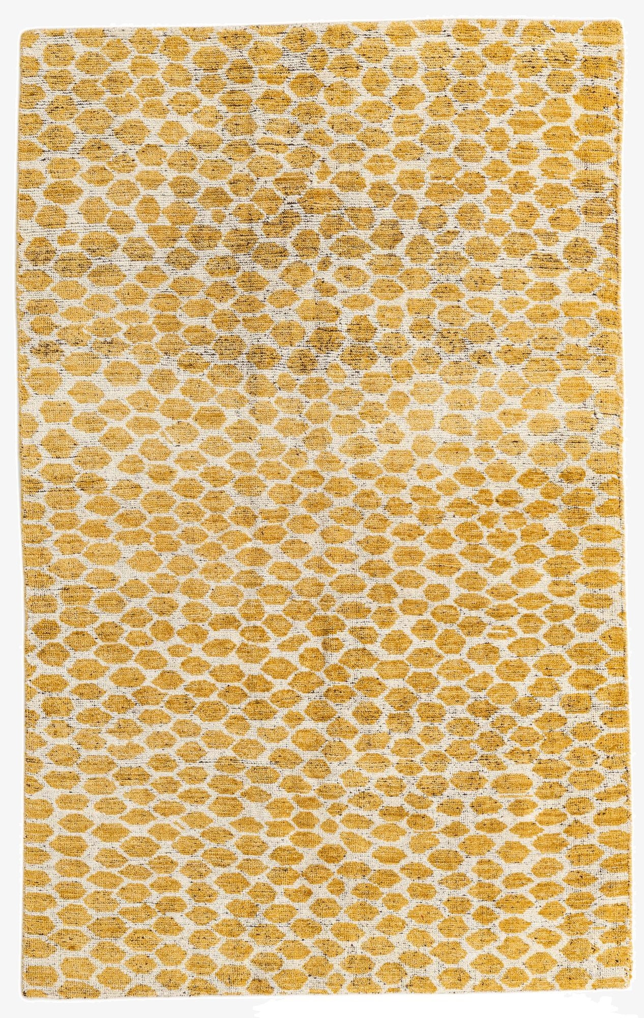 5' x 8'  Hand Knotted Moroccan Wool Rug