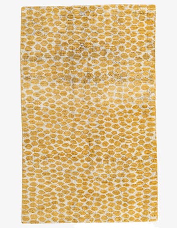 5' x 8' Hand Knotted Moroccan Wool Rug