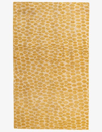 4' 10 x 8' Hand Knotted Moroccan Wool Rug