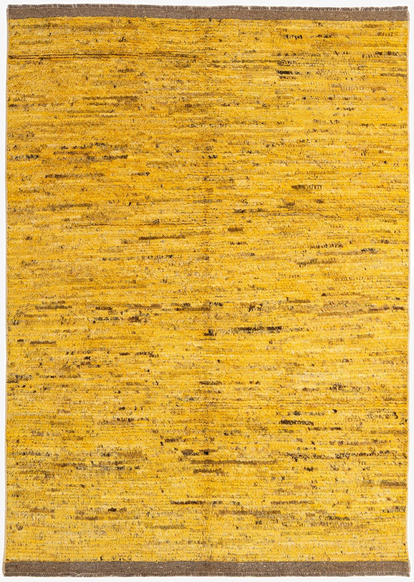 5' 8 x 7' 11  Hand Knotted Moroccan Wool Rug