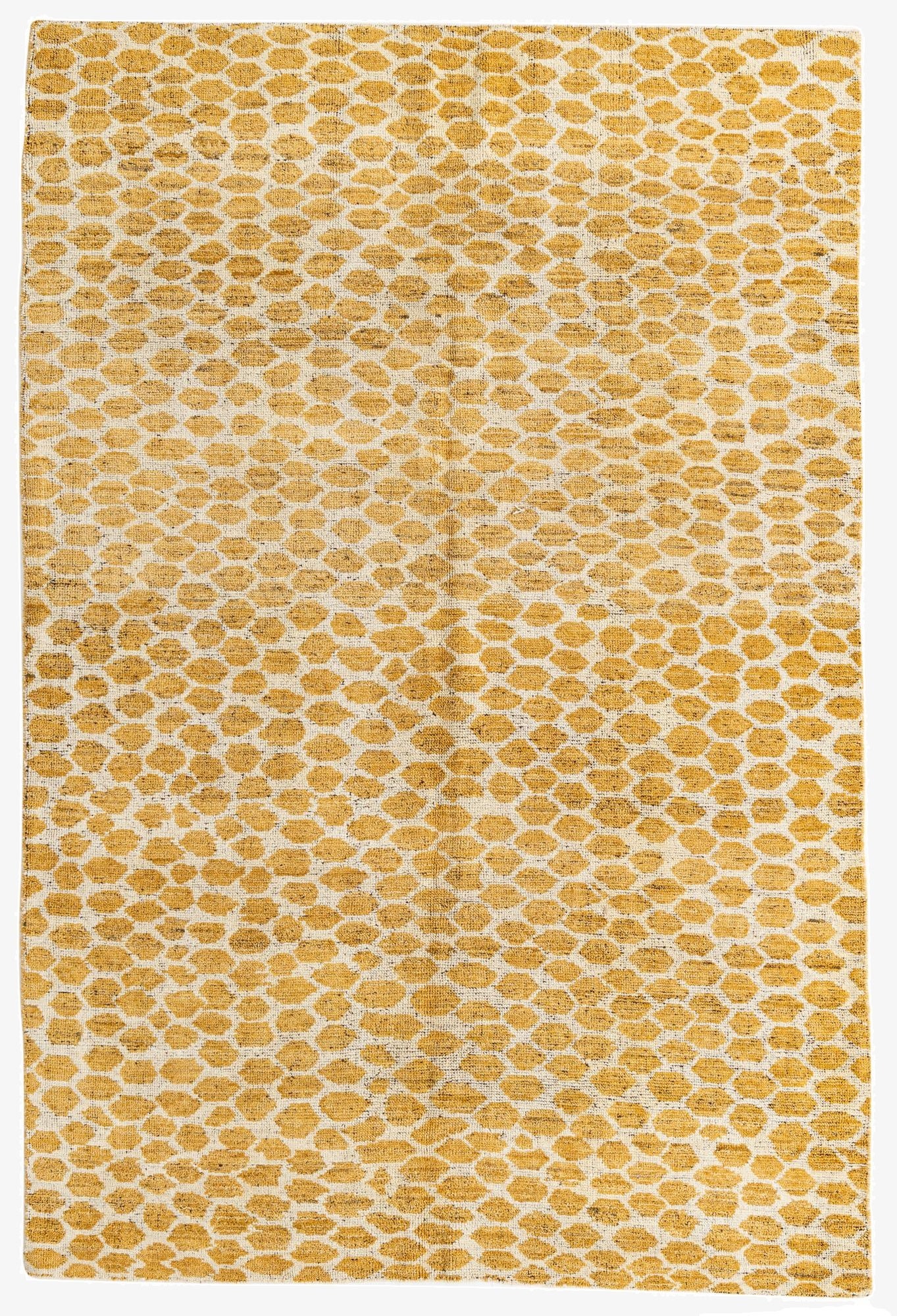 6' 2 x 9' 2  Hand Knotted Moroccan Wool Rug