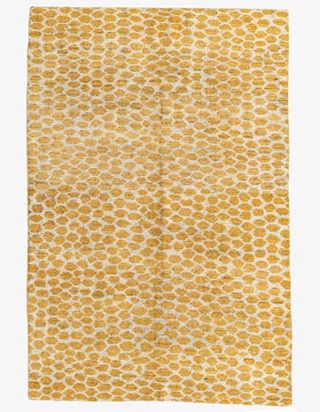 6' 2 x 9' 2 Hand Knotted Moroccan Wool Rug