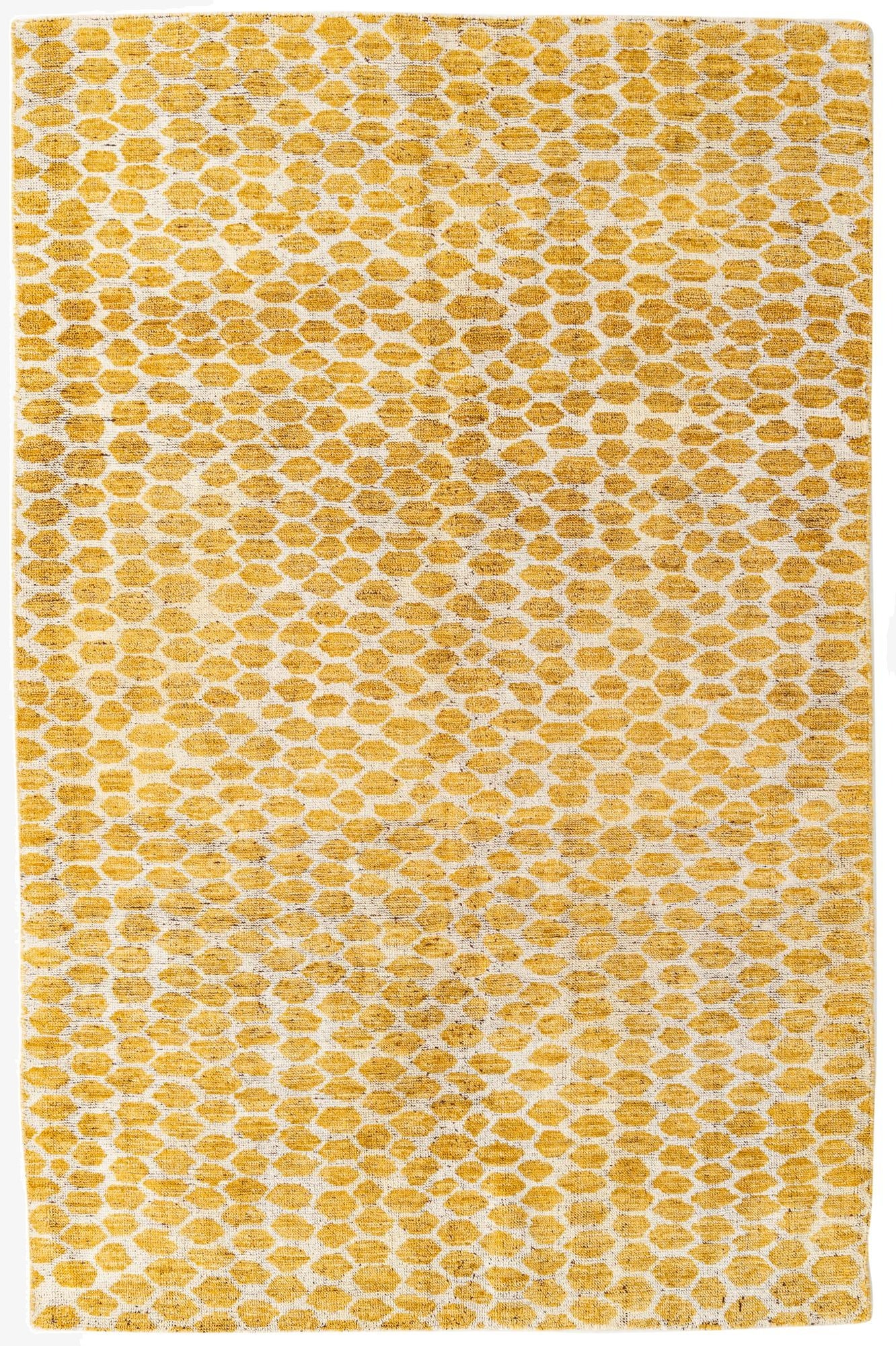 6' x 9' 2  Hand Knotted Moroccan Wool Rug