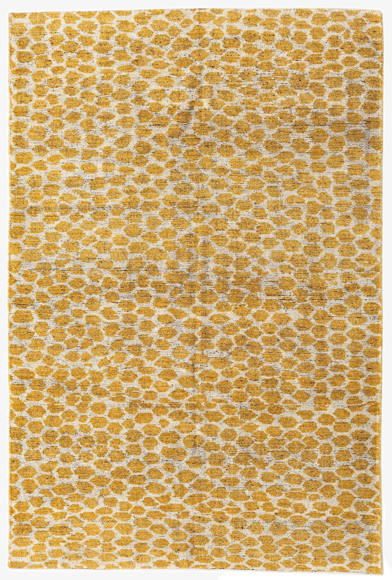 6' x 9'  Hand Knotted Moroccan Wool Rug