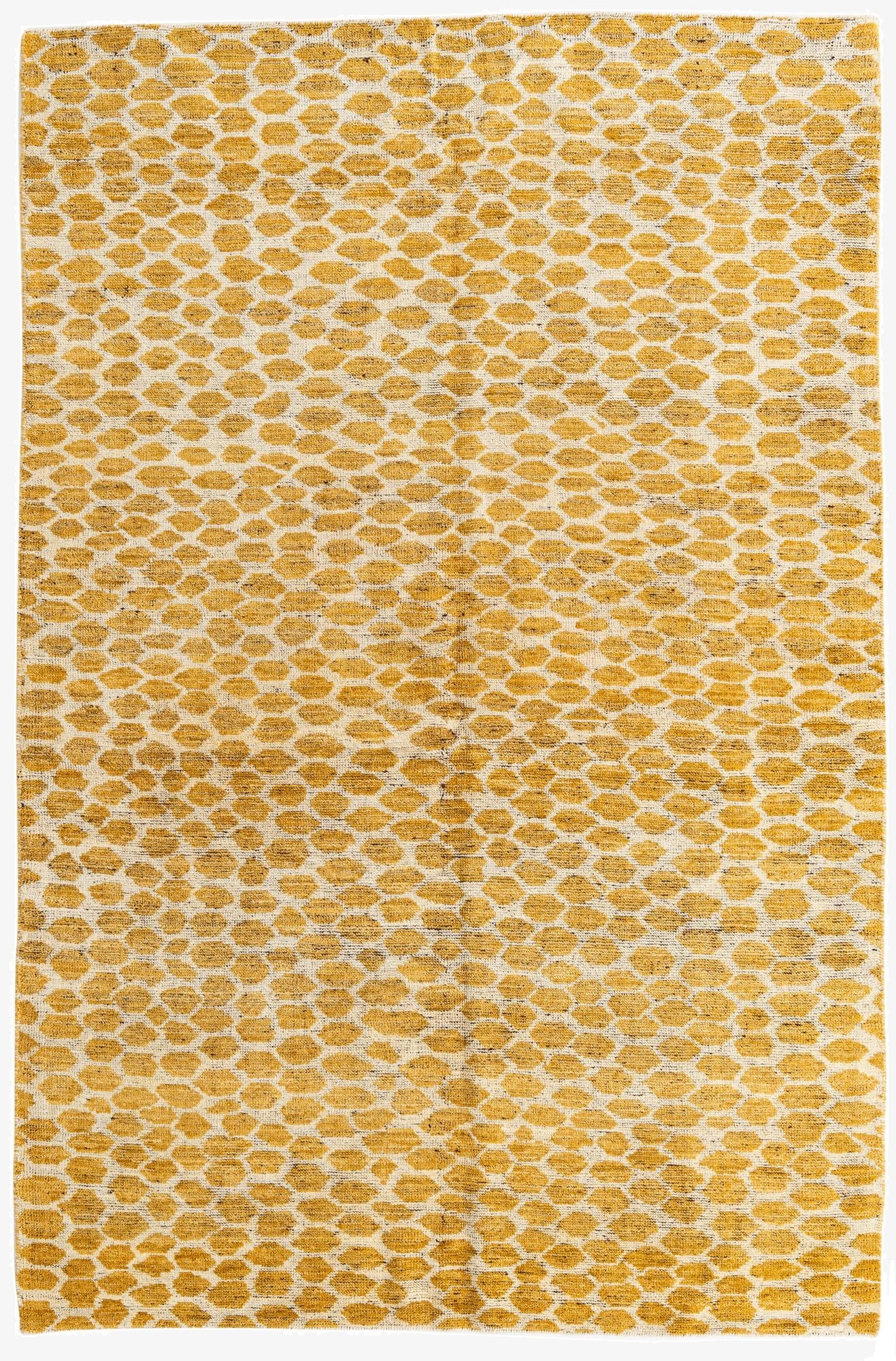 5' 10 x 8' 10  Hand Knotted Moroccan Wool Rug