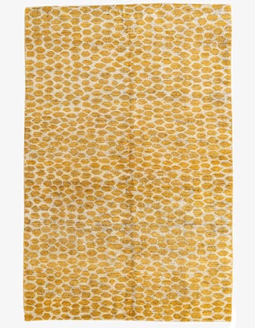 5' 10 x 8' 10 Hand Knotted Moroccan Wool Rug