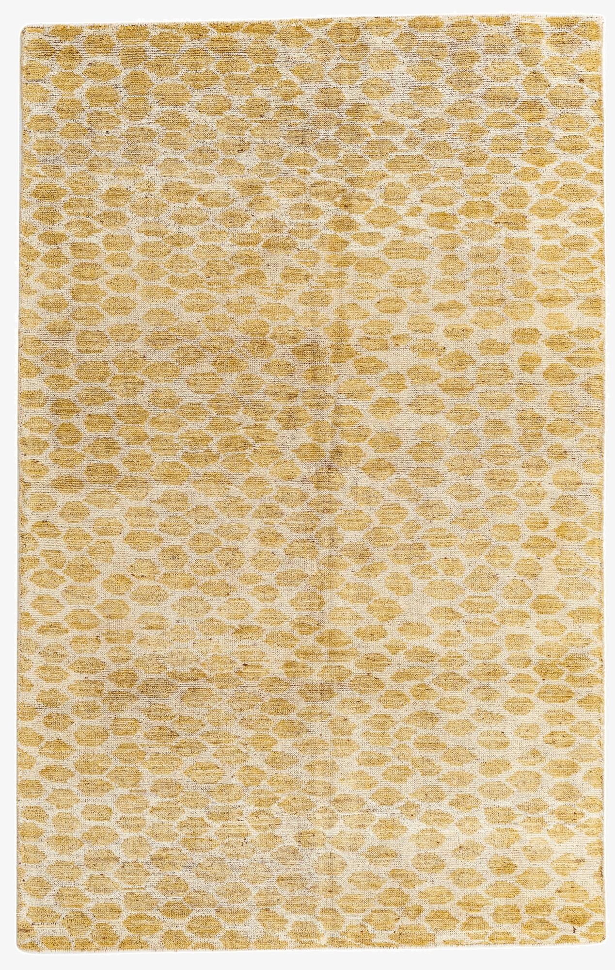 5' x 8'  Hand Knotted Moroccan Wool Rug