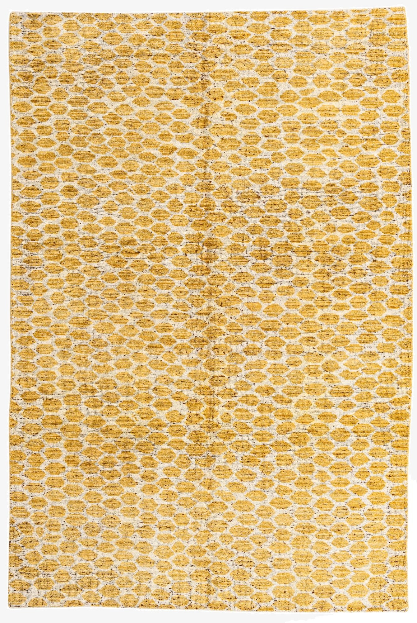 6' x 8' 10  Hand Knotted Moroccan Wool Rug