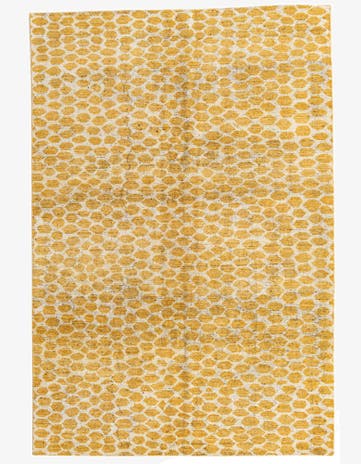 6' 2 x 9' 2 Hand Knotted Moroccan Wool Rug