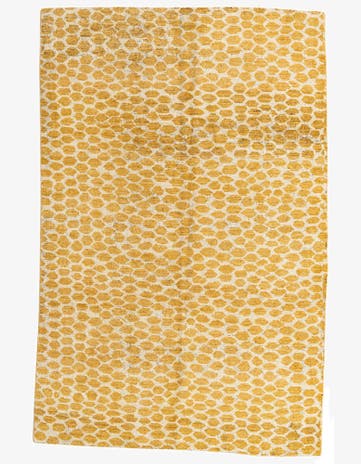 6' x 9' 2 Hand Knotted Moroccan Wool Rug