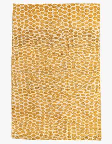 5' 10 x 9' Hand Knotted Moroccan Wool Rug