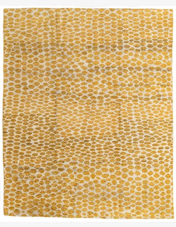 8' x 10' Hand Knotted Moroccan Wool Rug