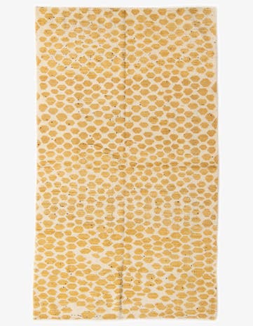 5' 2 x 8' 8 Hand Knotted Moroccan Wool Rug