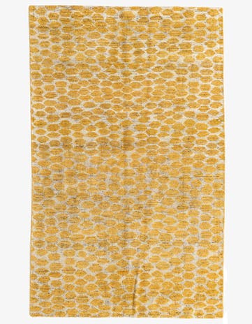 5' x 8' Hand Knotted Moroccan Wool Rug