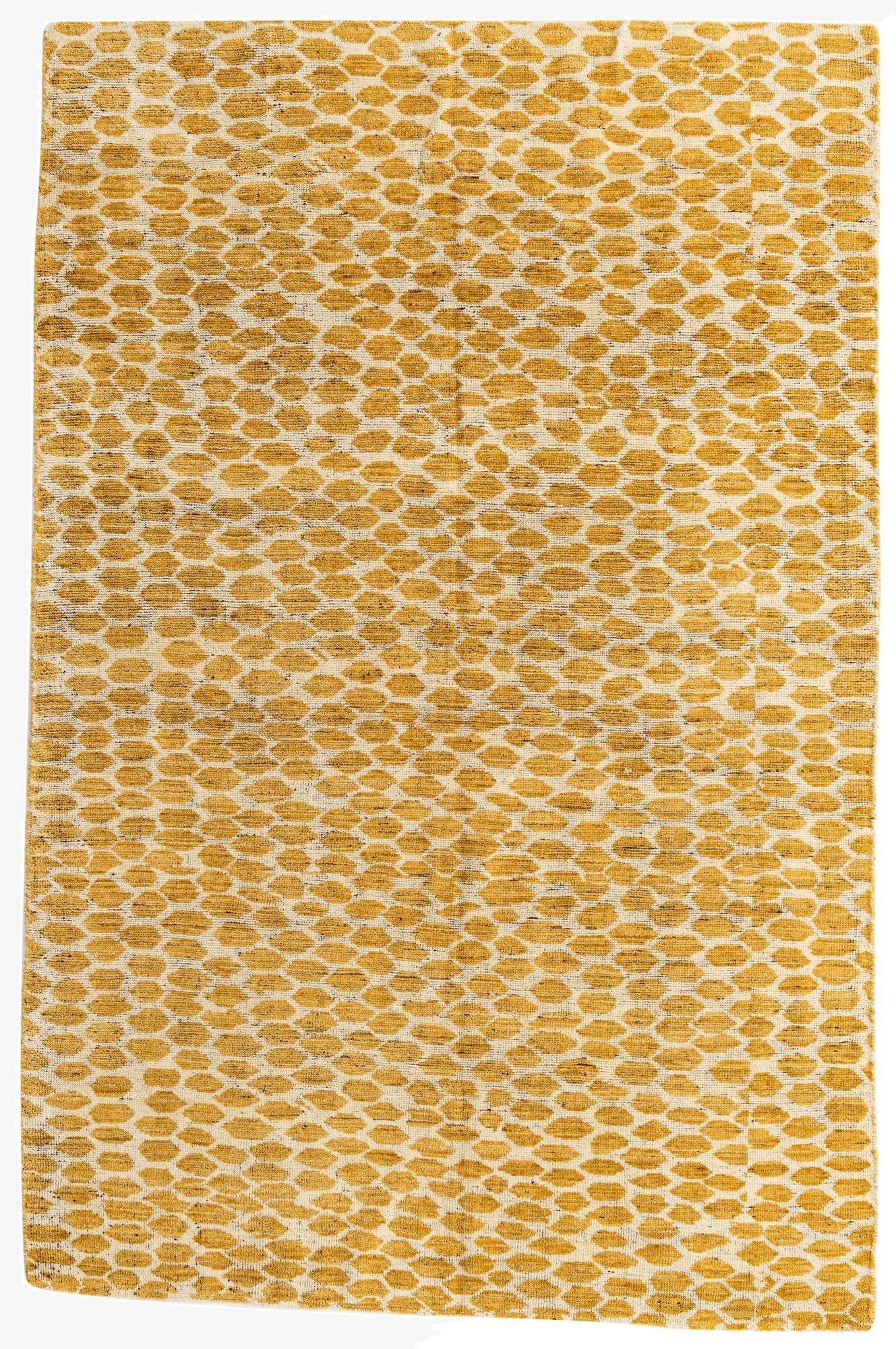 6' x 9' 2  Hand Knotted Moroccan Wool Rug