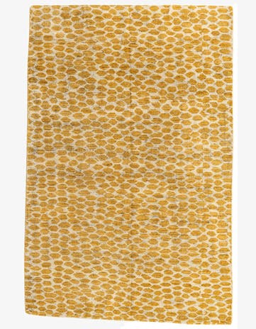 6' x 9' 2 Hand Knotted Moroccan Wool Rug