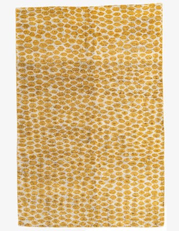 6' x 9' 1 Hand Knotted Moroccan Wool Rug