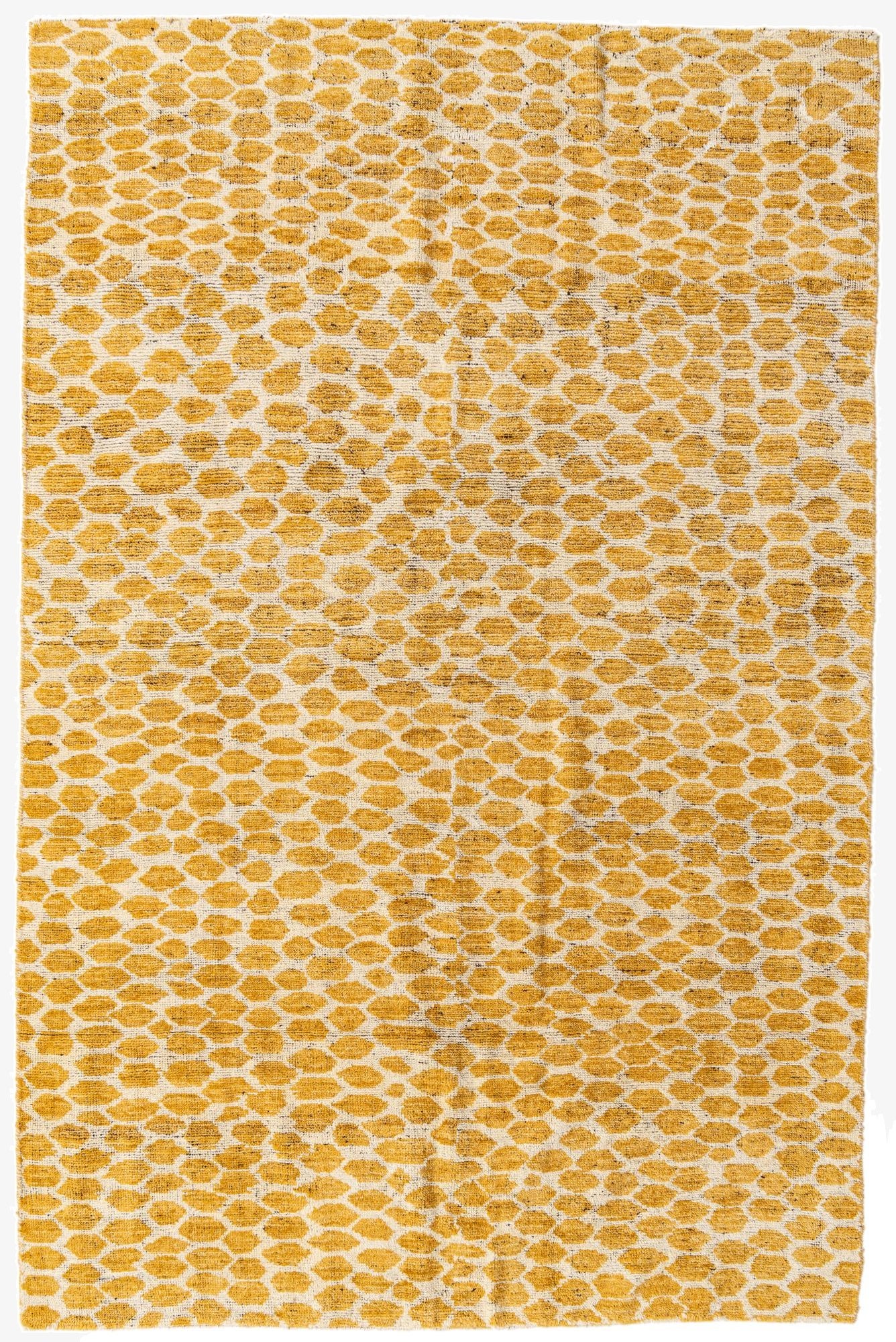 6' x 9' 1  Hand Knotted Moroccan Wool Rug