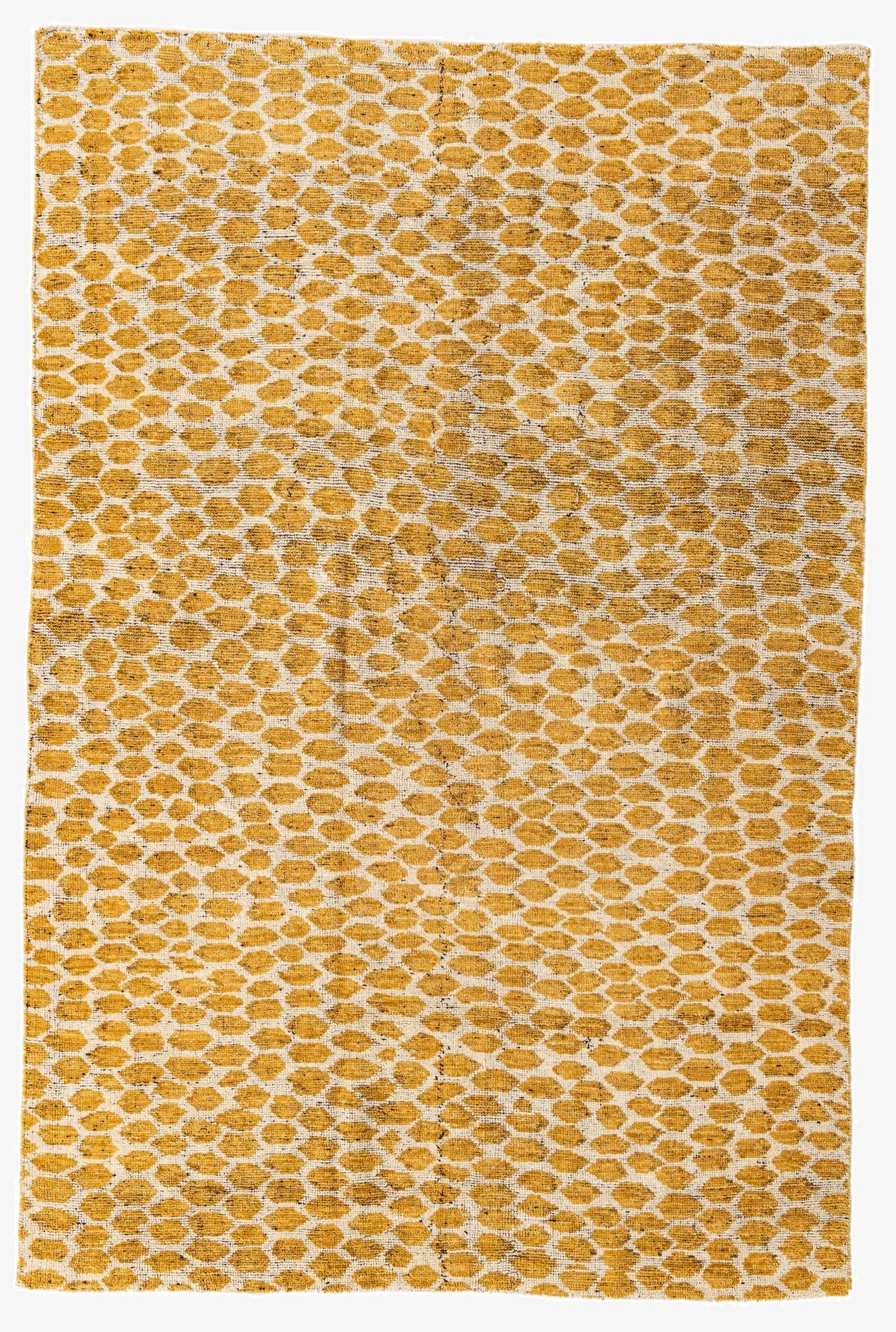 6' x 9'  Hand Knotted Moroccan Wool Rug