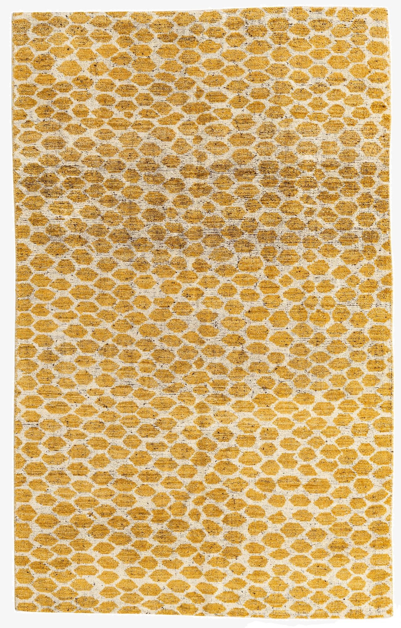 5' x 8' 1  Hand Knotted Moroccan Wool Rug