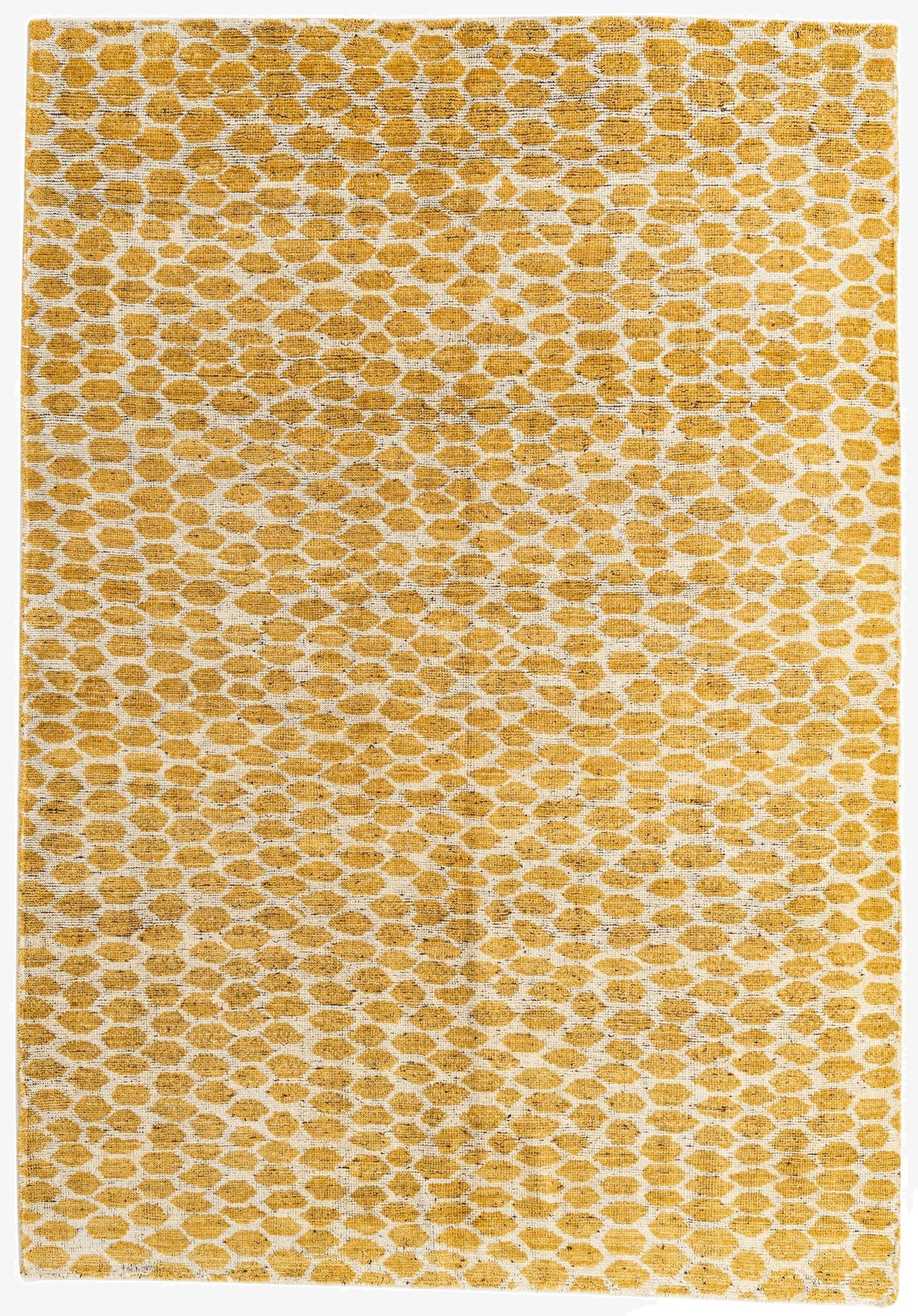 6' 1 x 8' 9  Hand Knotted Moroccan Wool Rug