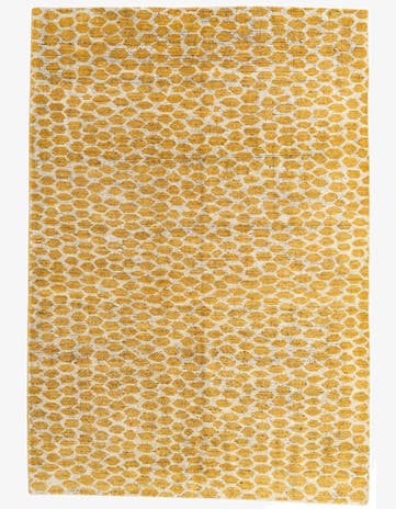 6' 1 x 8' 9 Hand Knotted Moroccan Wool Rug