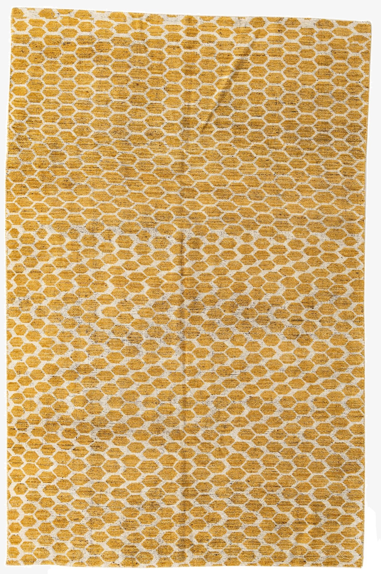 6' x 9' 1  Hand Knotted Moroccan Wool Rug