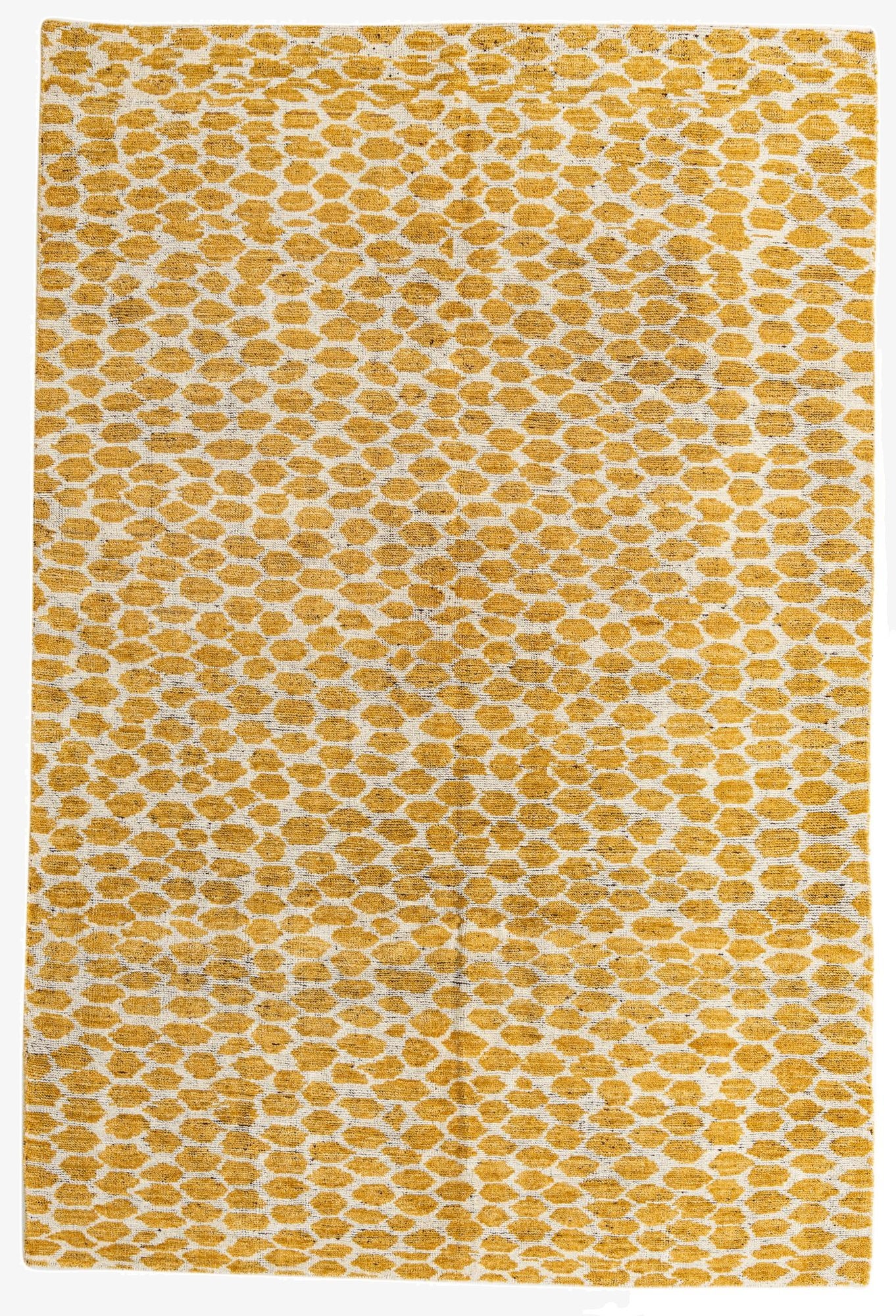 6' x 9'  Hand Knotted Moroccan Wool Rug