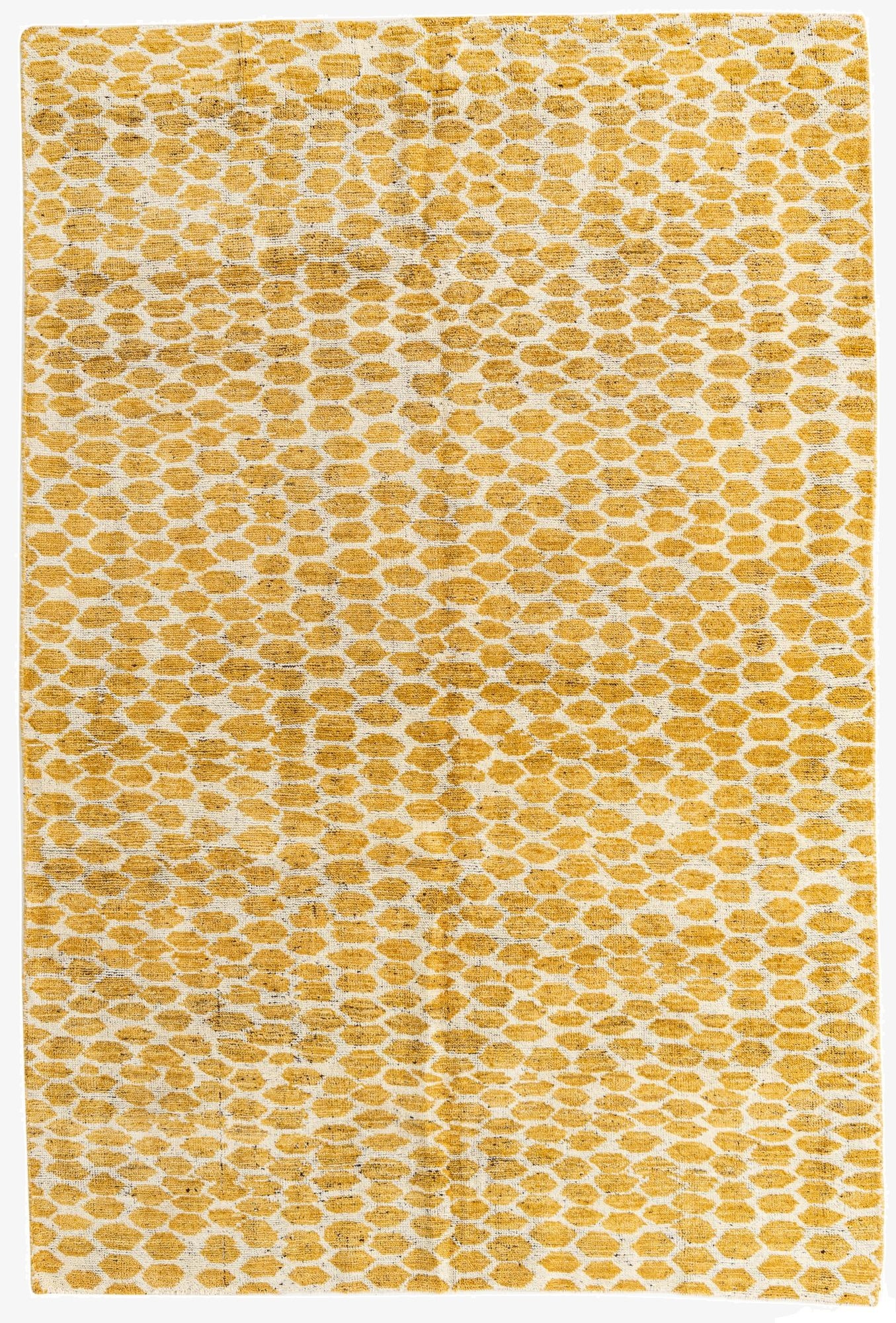 6' 1 x 9' 1  Hand Knotted Moroccan Wool Rug